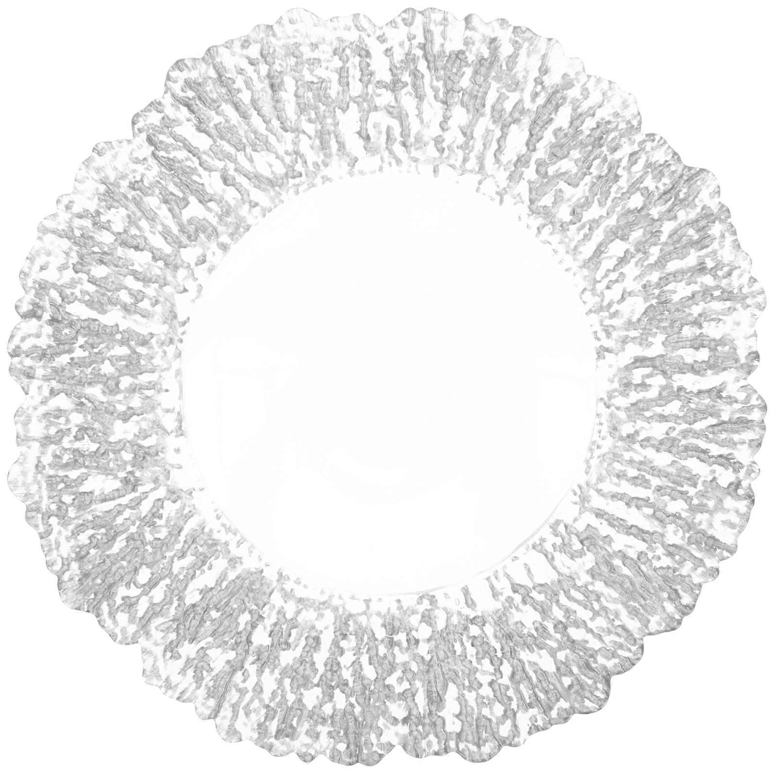 Food Display Tray Glass Plate For Family Gatherings 32x32cm Jewelry Display 1Pcs