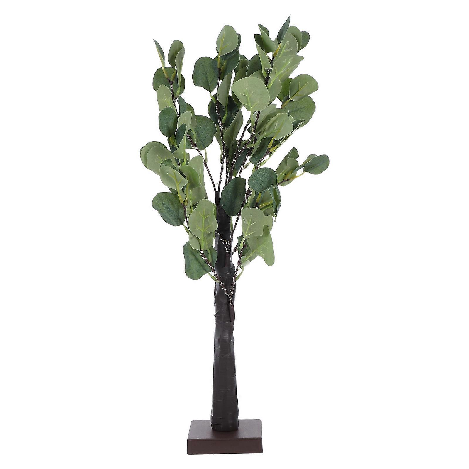 Eucalyptus Shape Table Lamp Nightstand Lighting For Home Users With Unique Design Assorted Color 1Pack