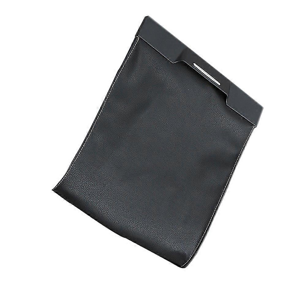 Premium Black Car Trash Bag Foldable Design Easy Install Durable Car Storage Solution