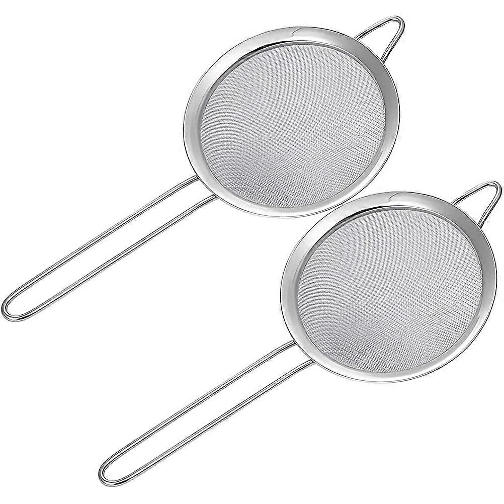 Convenient Cooking Strainer 2Pcs Made Of Stainless Steel For Efficient Juice And Egg Liquid Separation In Kitchen Utensils