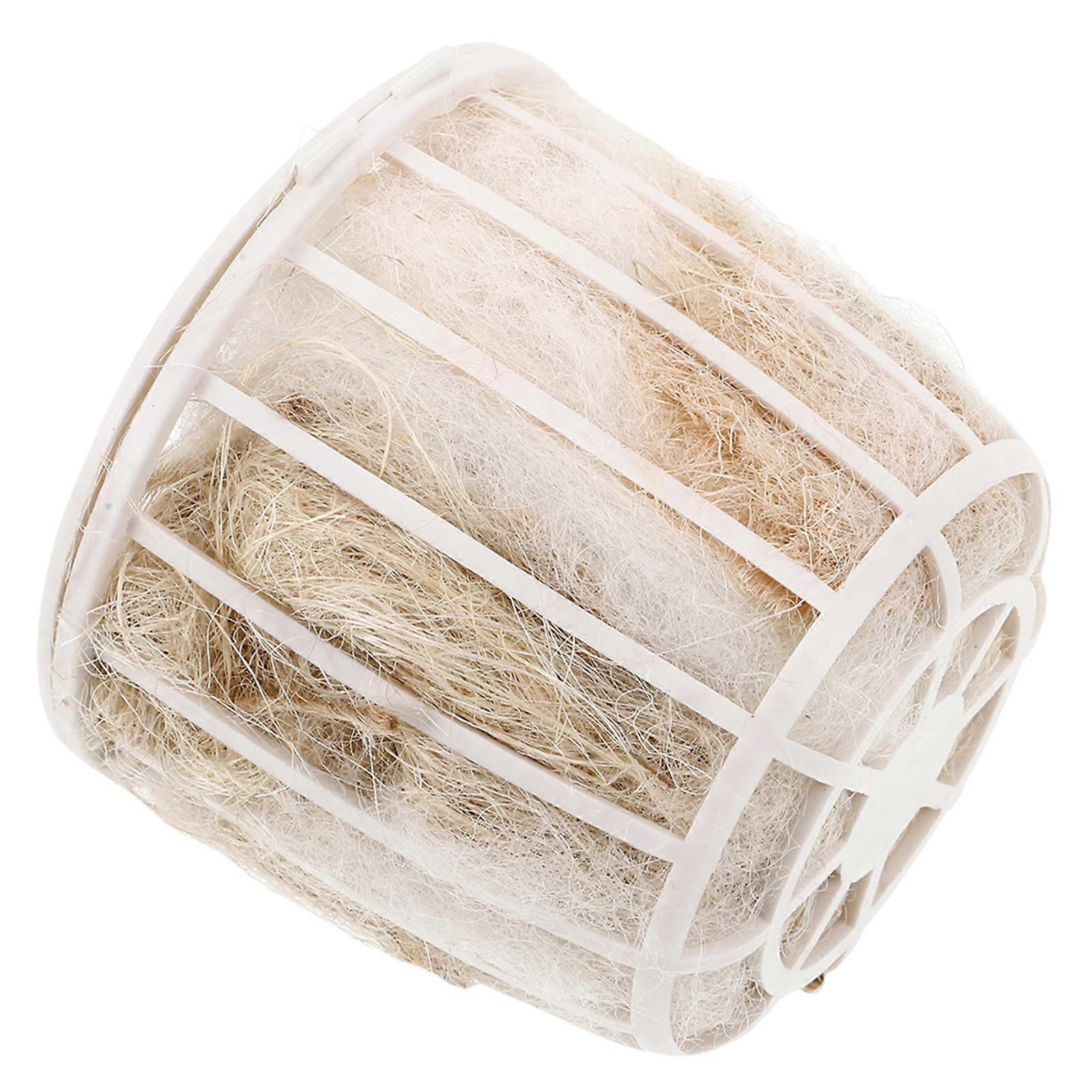 Bird Nesting Material Cotton And Jute With Basket For Birds Bedding