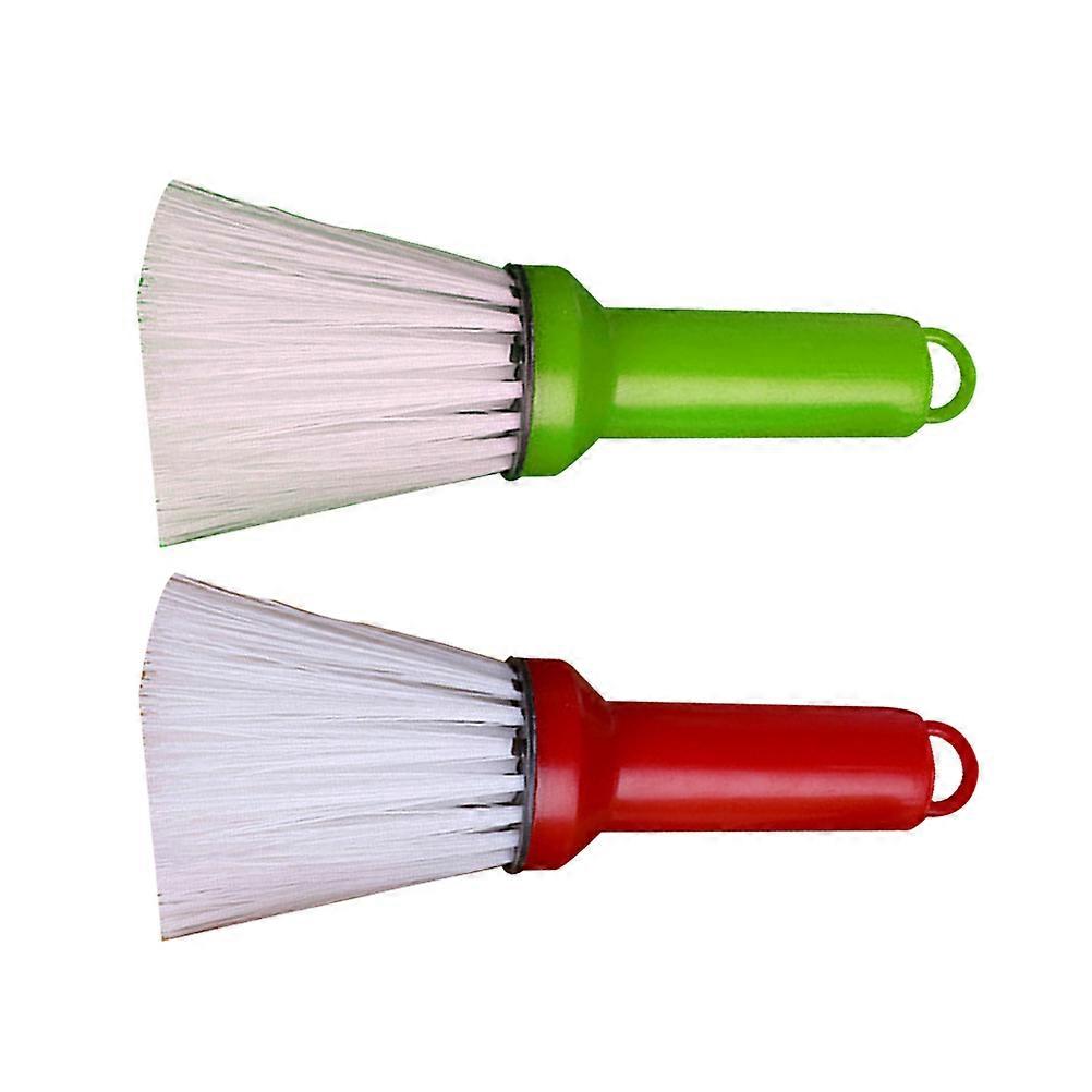 Long Handle Kitchen Cleaning Brush with Ergonomic Plastic Design for Comfortable Gripping Multi Color 7.8 Inches