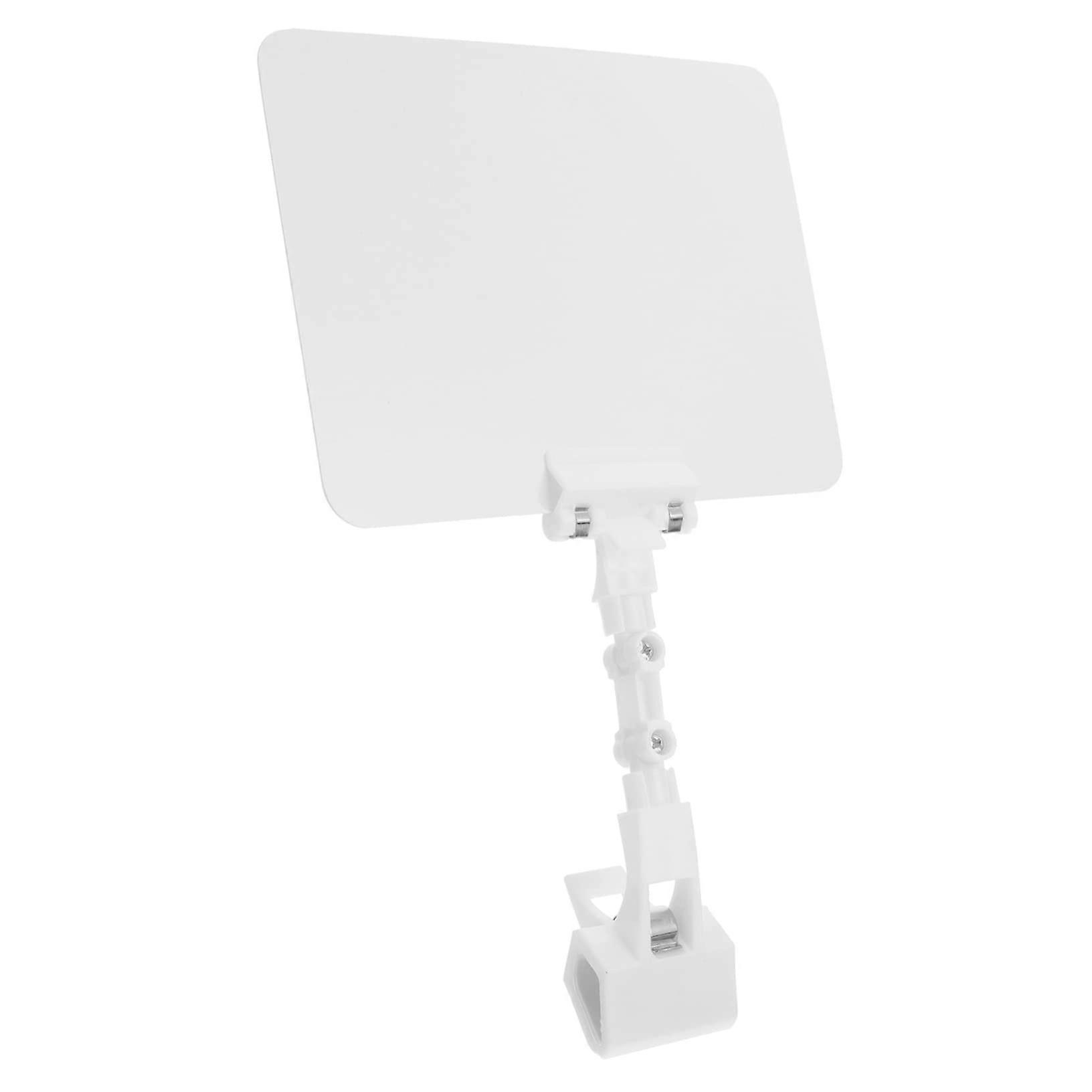 Rewritable tag holder with clip for vegetable prices, practical label stand made of lightweight and portable material