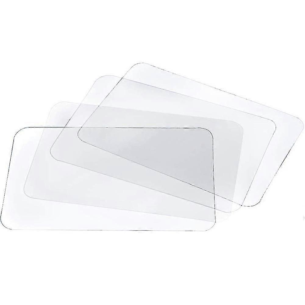 Set de table transparent, lavable résistant à la chaleur, antidérapant et résistant à la chaleur (8 pièces)