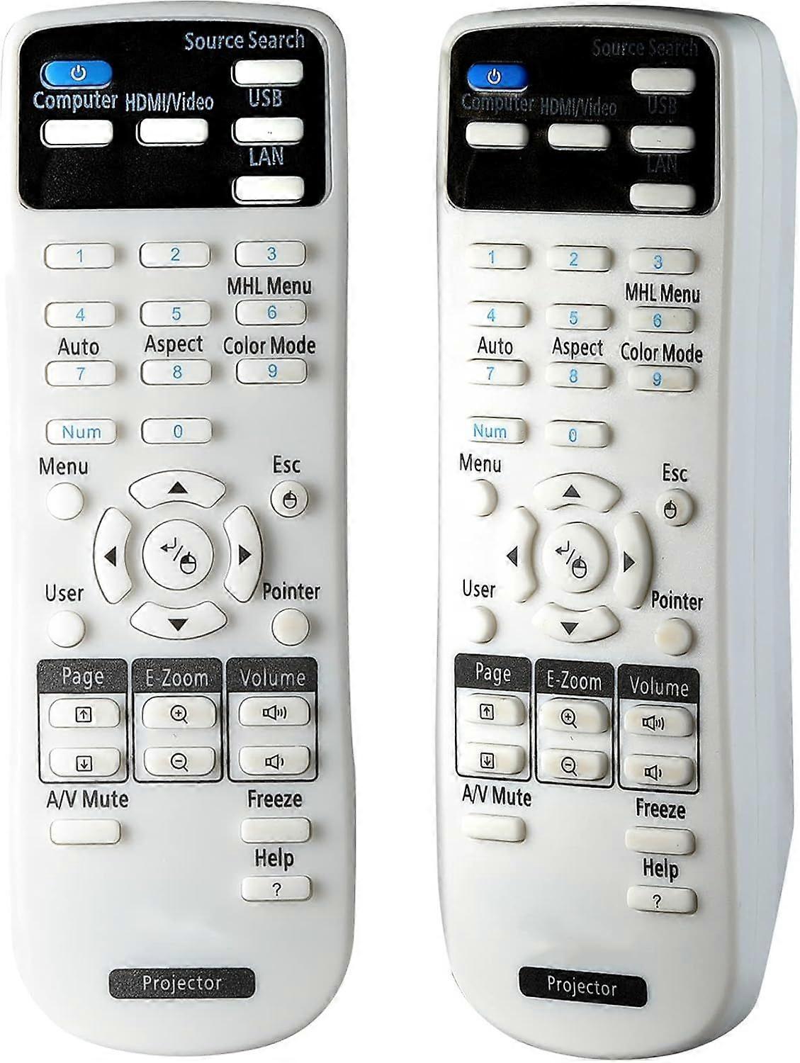 Universal Projector Remote Control fit for All EPSON POWERLITE 108 1286 2042