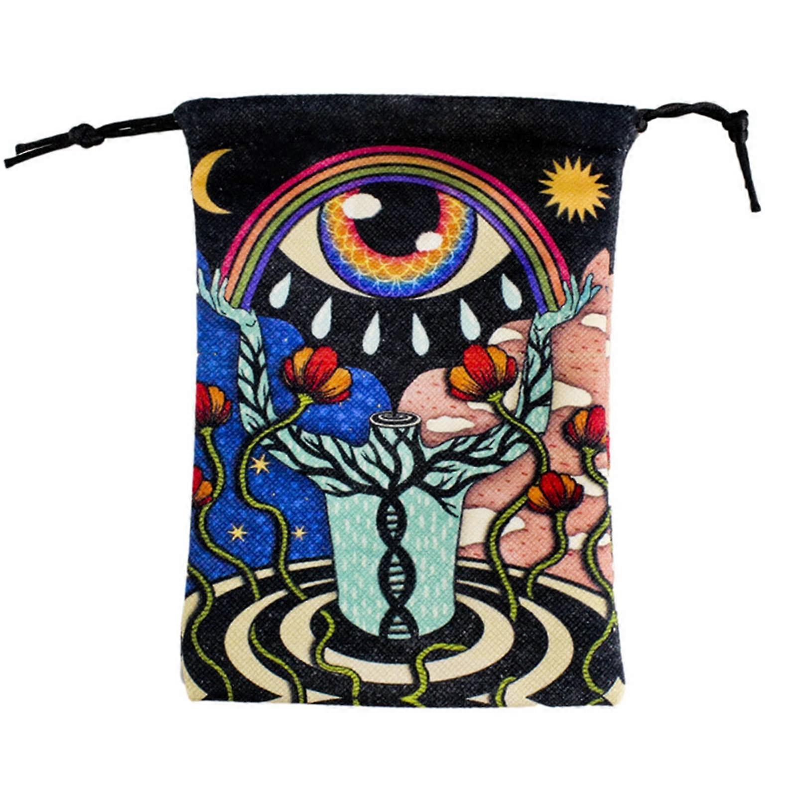 Tarot Card Storage Bag, Tarot Card and Dice Storage Bag, Drawstring, Board Game, Tarot Card Holder
