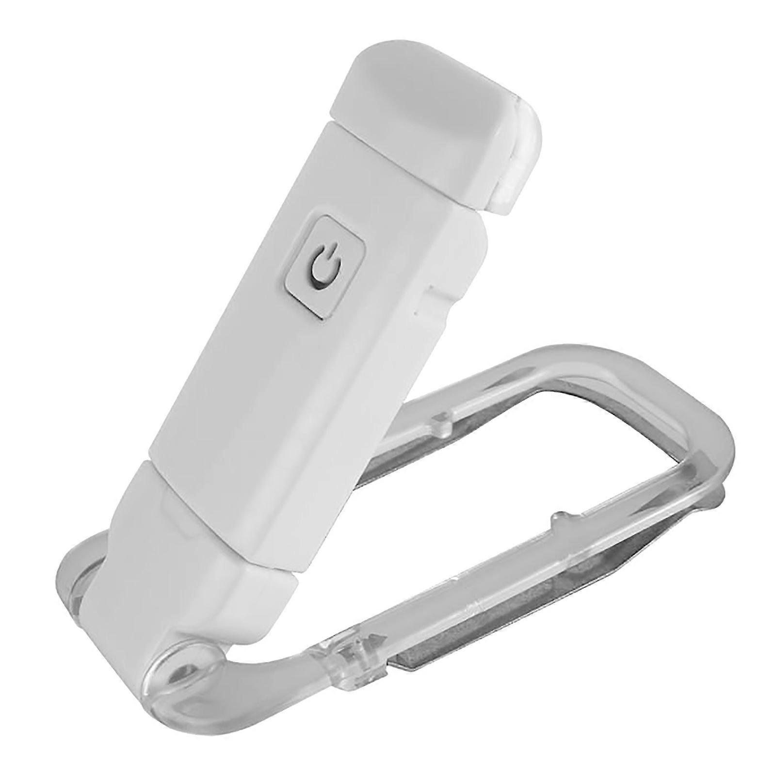 USB Rechargeable Book Reading Light With 200mAh Battery And 2 Dimmable Brightness LED Clip On Light Eye 