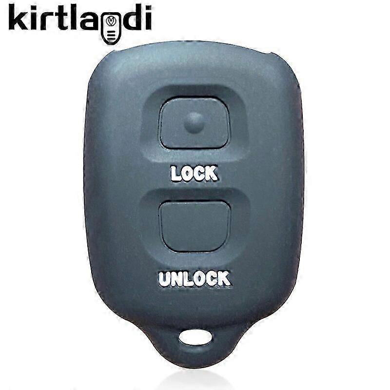 Funda de silicona para llave automática con 2 botones de control remoto para llave de coche para Toyota RAV4 Corolla G6 Ipsum para Daihatsu sirion 2 Terios Key Blanks