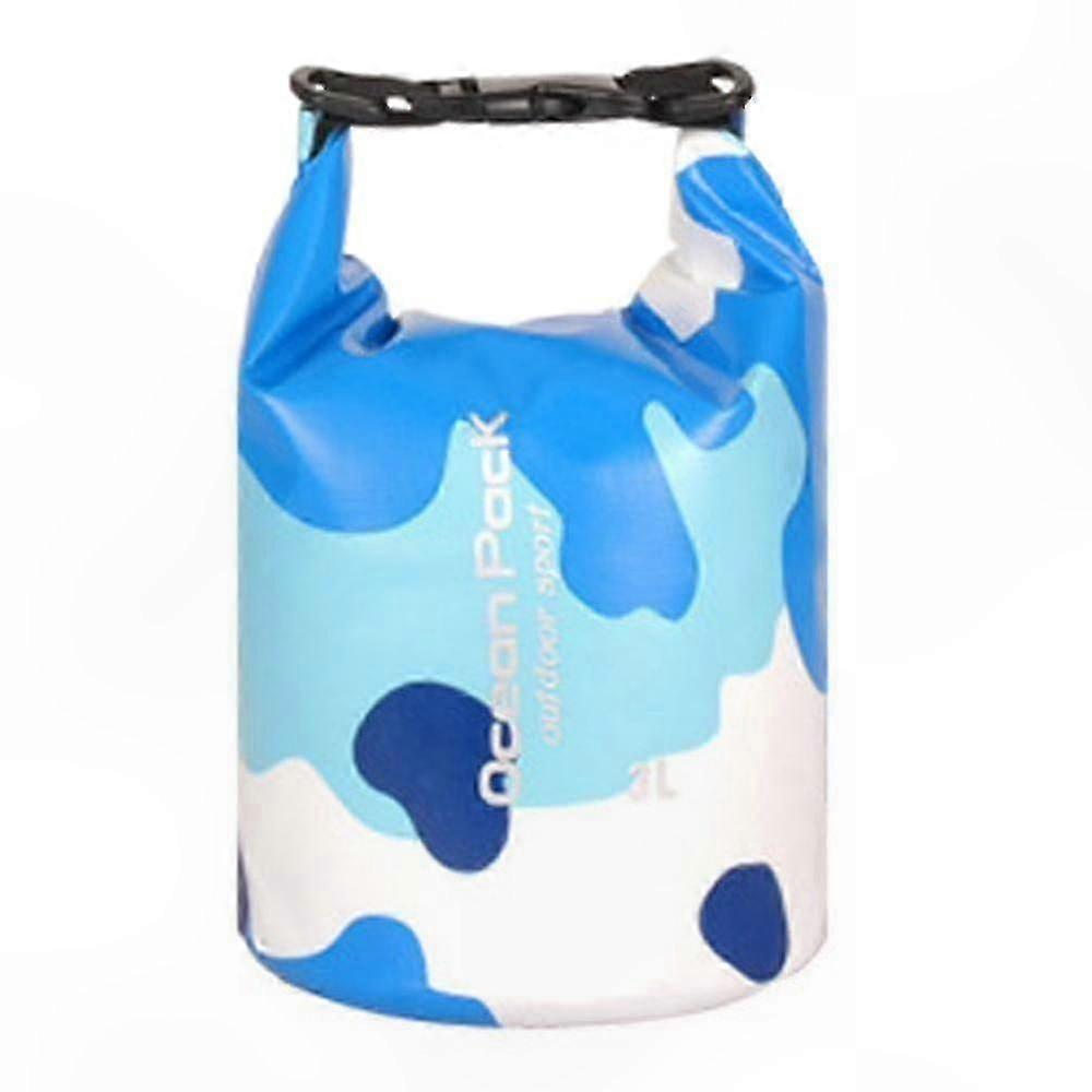 Waterproof PVC Camouflage Storage Bag for Beach and Outdoor Activities Rafting Gear Bucket Backpack Multi-Function Utility Tote