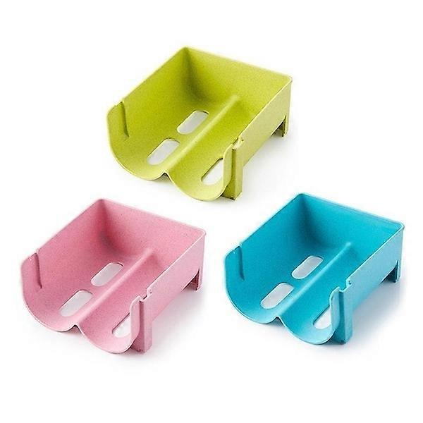 3-Pack Refrigerator Beverage Organizer Stackable Storage Racks