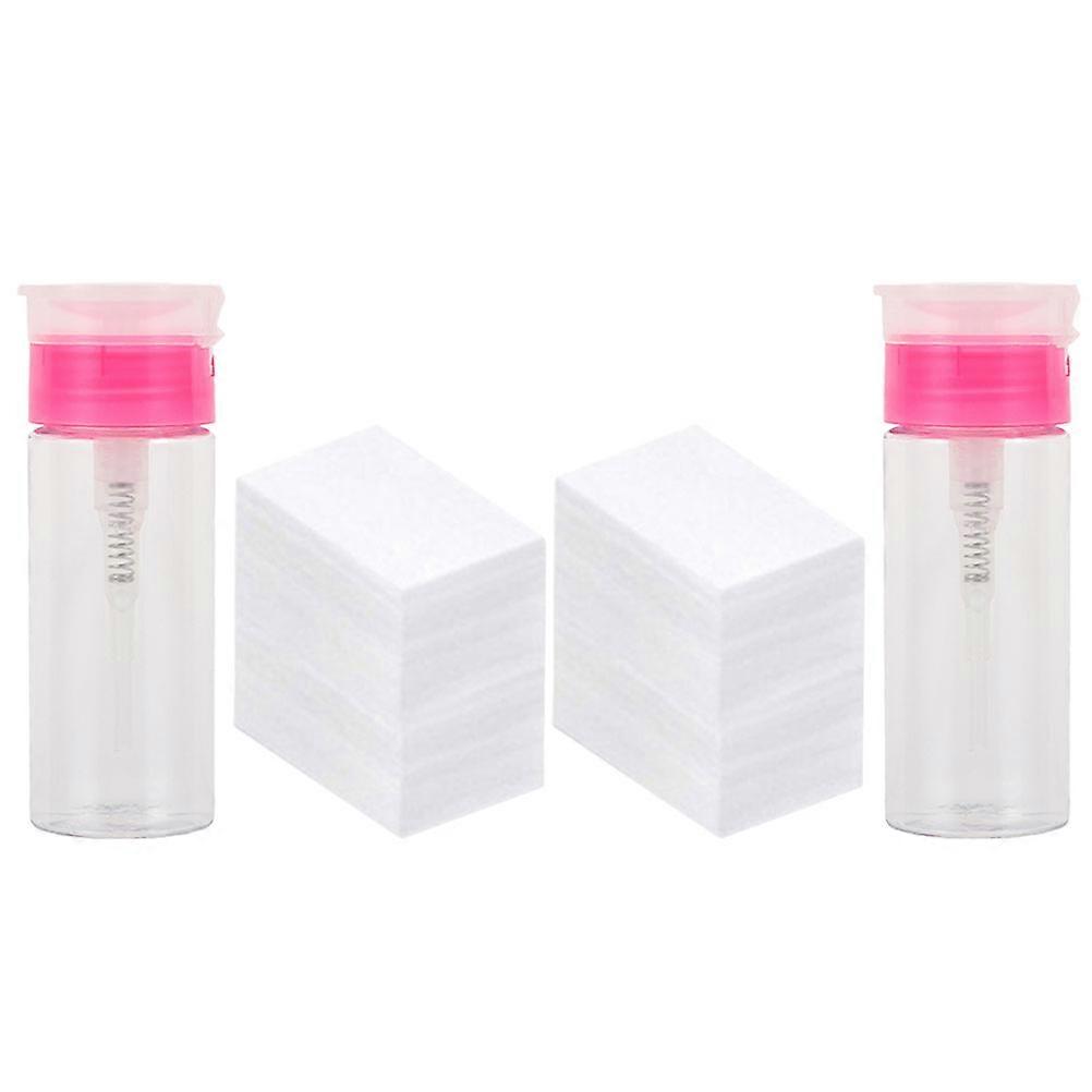 Nail Polish Remover Empty Bottle for Storage with Wide Mouth and Plastic Material Multi Color