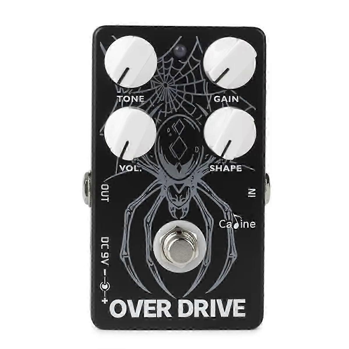 CP-65 Elgitarr Effekt Pedal Bas Overdrive Effekt Pedal True Bypass Gitarr Bas Tillbehör