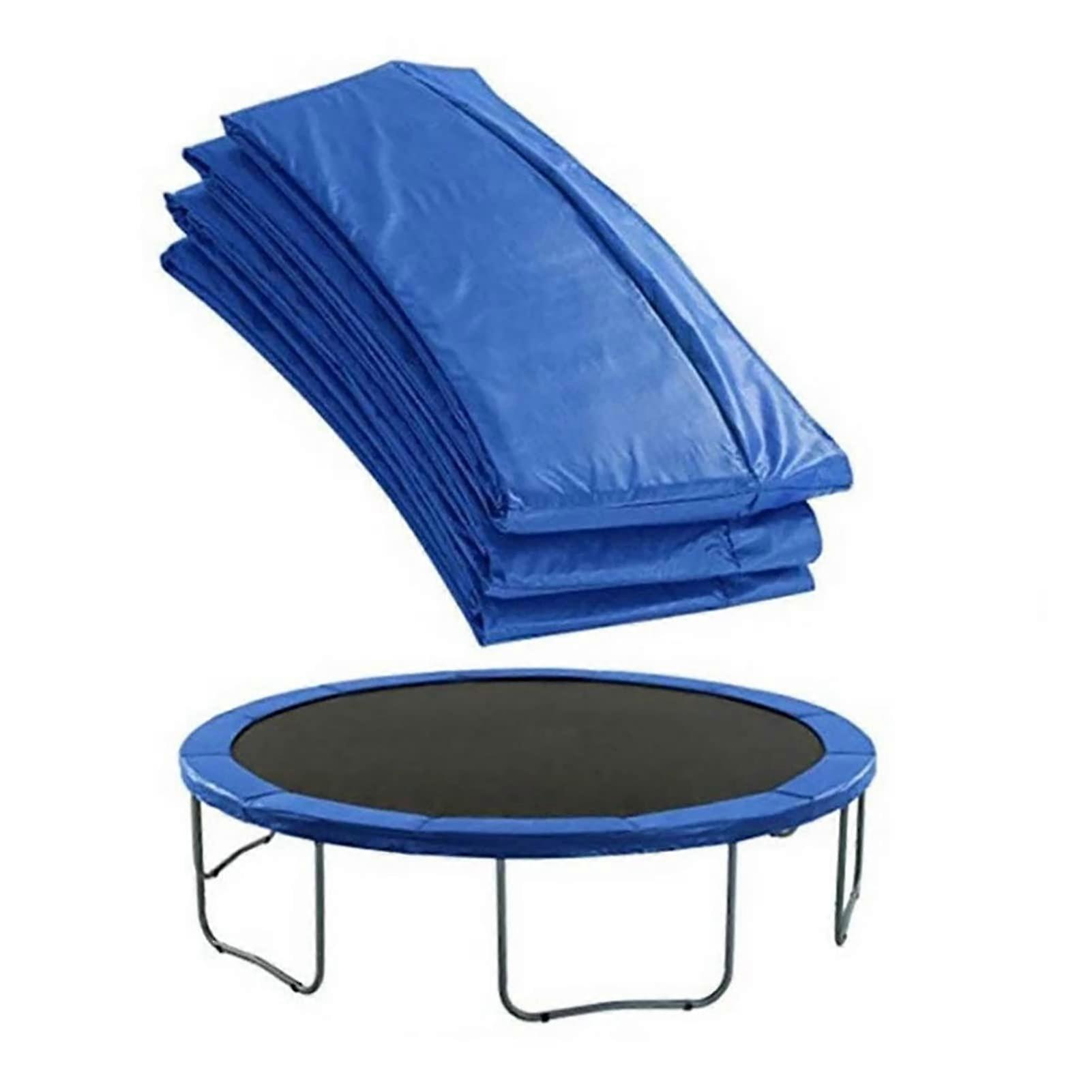Ersatz-Trampolinpolster für Outdoor-Trampolin, Sicherheitsmatte mit blauer Abdeckung für Sprungfedern und Schutzmatte