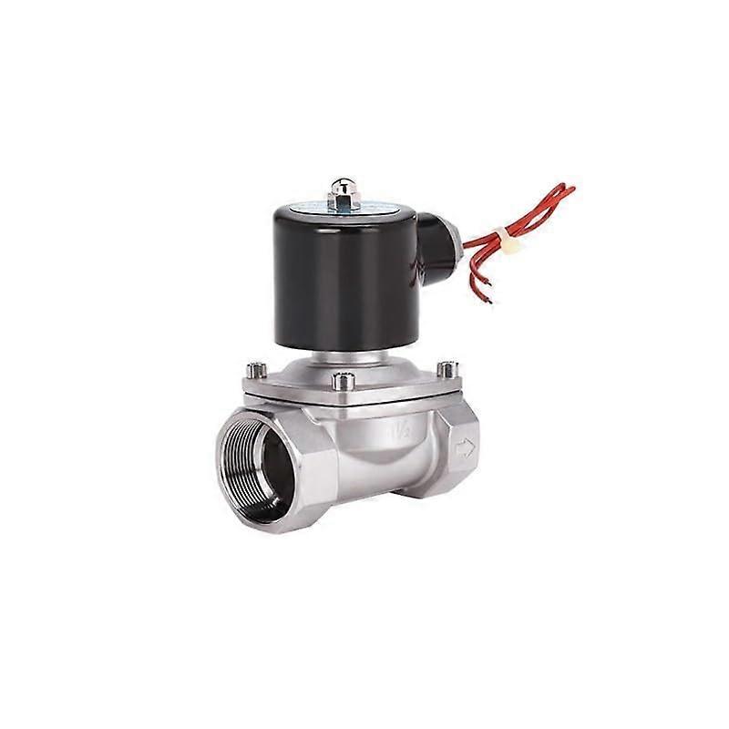 1-1/2" Normally Closed DN40 Stainless Steel Solenoid Valve 24V 12V 220V 110V BSP with Viton Seal