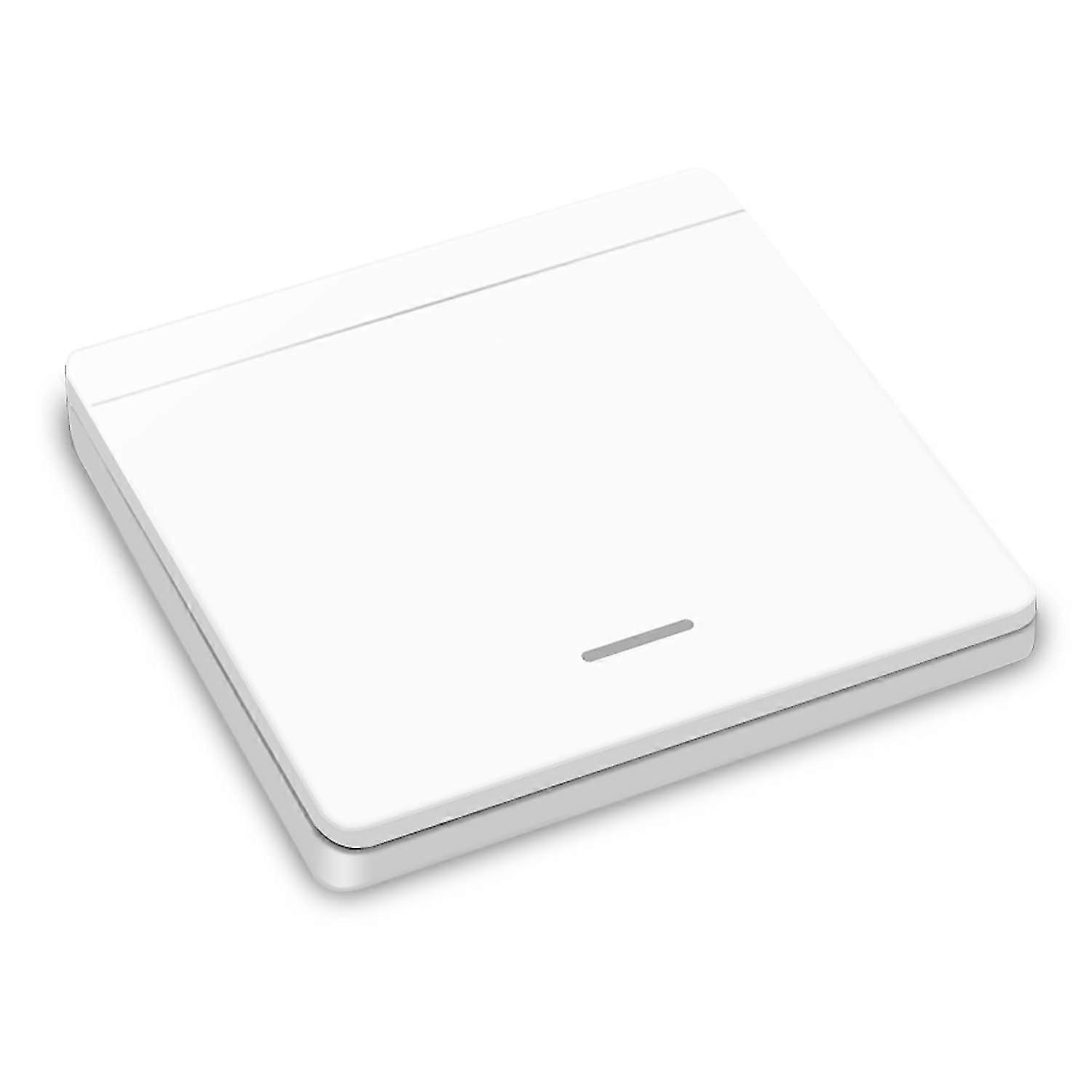 Wireless Light Switch, 86 RF Safety Switch for Wall Panel, Easy Installation Without Wiring