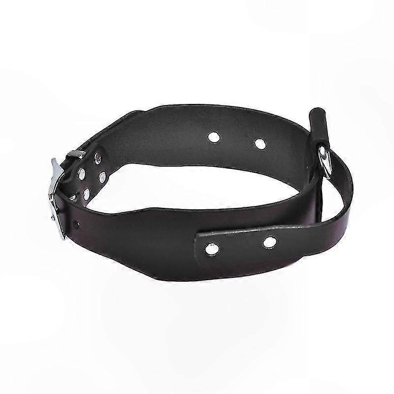 Collier de chien en cuir simple avec matériau PU
