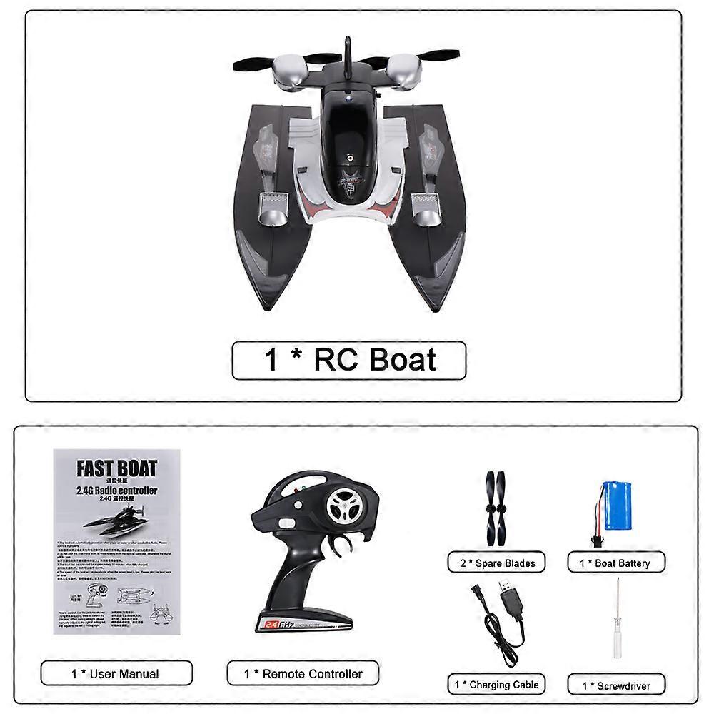 FY616 RC Boat 2.4G Remote Control Racing Boat 20km/h High Speed 2CH Remote Control Boat