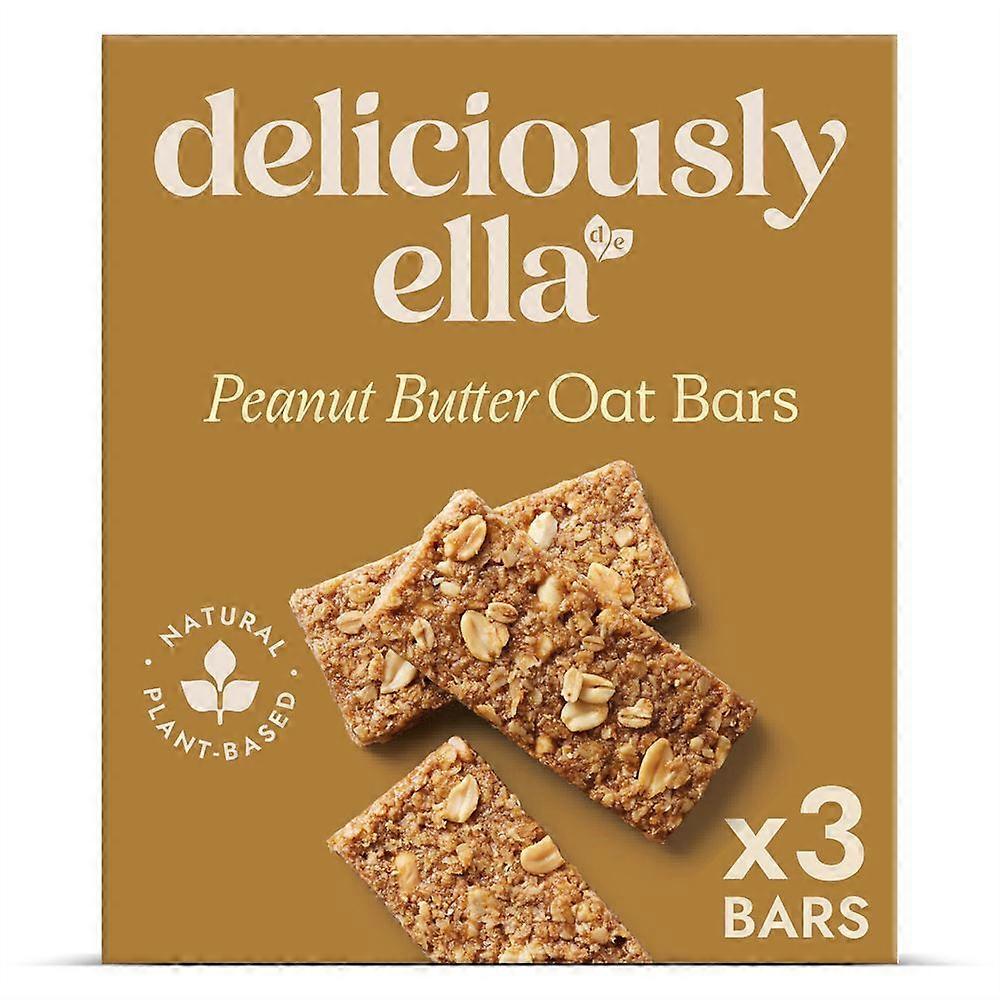 Deliciously Ella Peanut Butter Oat Bar Mulitpack (3 x 50g) - 3 Pack