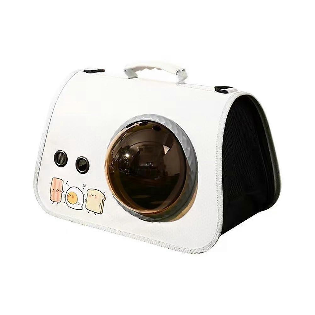 Cat Pet Air Bag Transparent Window Design Breathable Ventilation Cat Carrier Portable Mesh