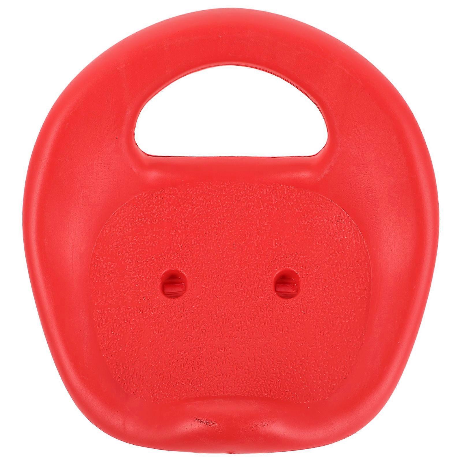 Tricycle Seat Replacement Thickened Red Bike Saddle with Screws, Easy Clean Cushion for Comfortable Ride