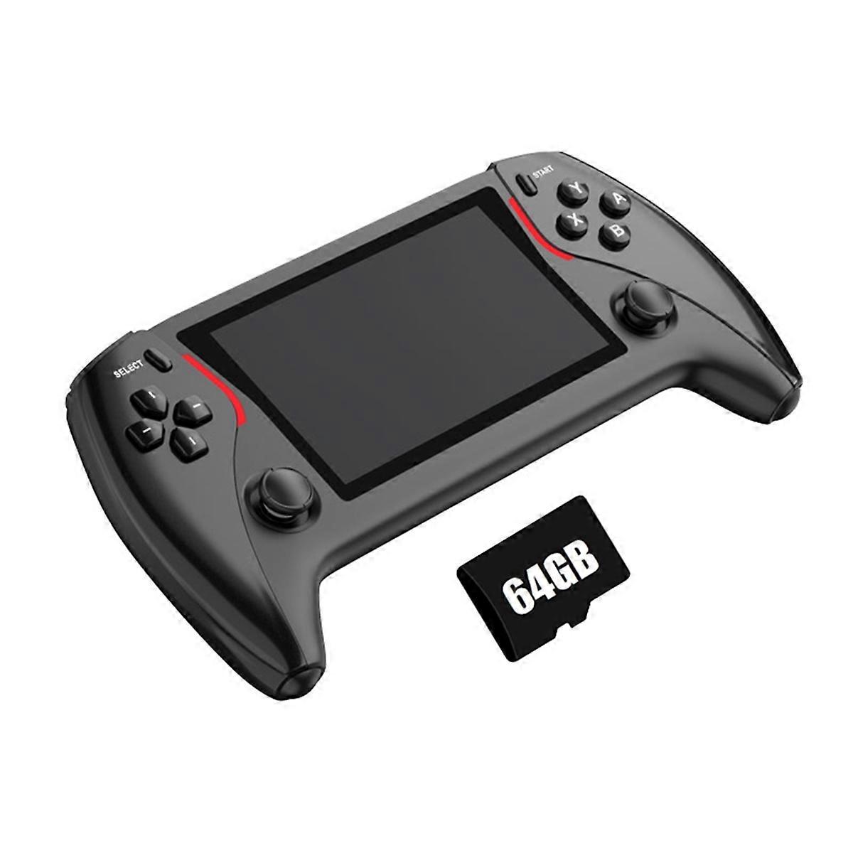 PROJECT X PRO Handheld Video Game Console 64G+15000 Games 4.3-Inch Display 3D Stereo Sound Support 2