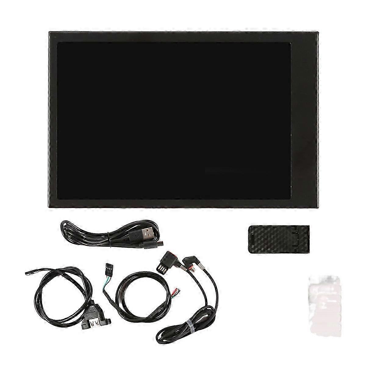 3.5 Inches IPS Type-C Sub Screen Case USB Case Sub Screen AIDA64 Free Computer Monitoring Multi-Function Sub Screen,B
