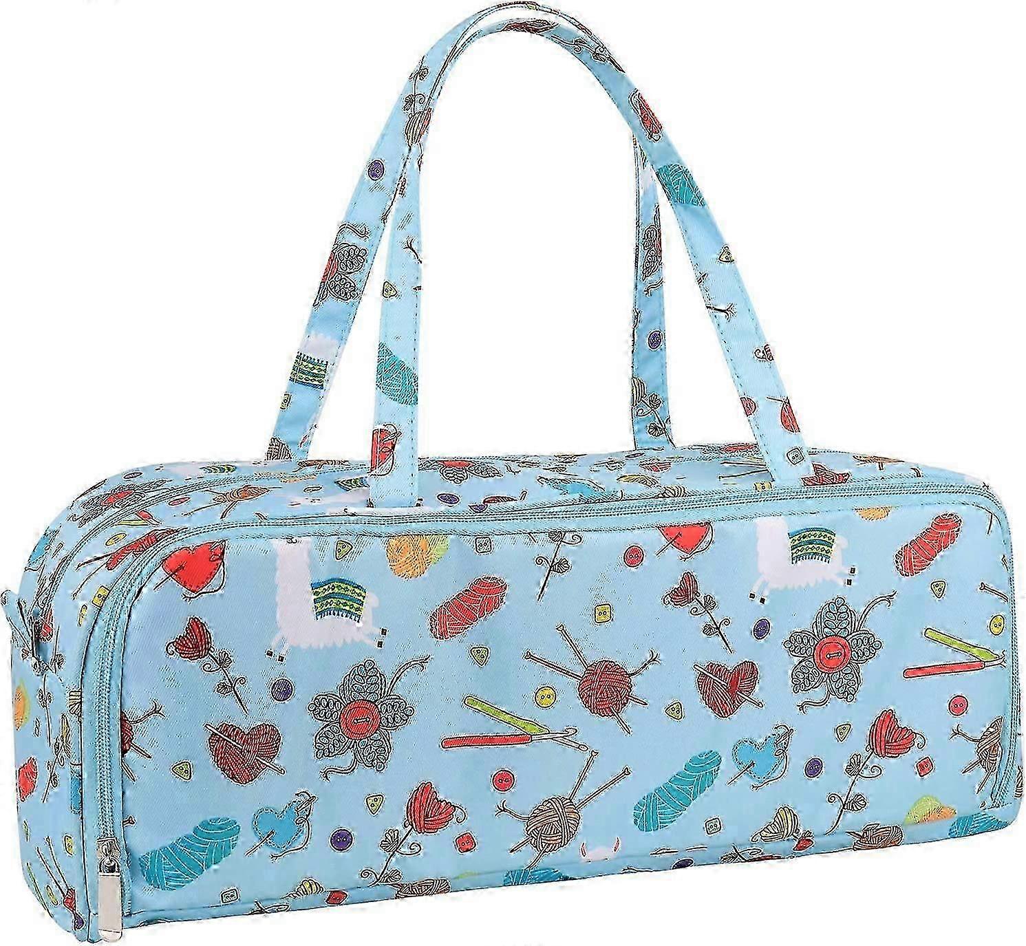 Craft Bag for Crochet Knitting Cross Stitch,Tote Bag for Embroidery...