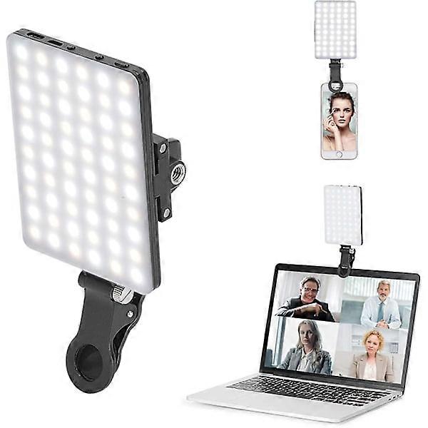 Power Rechargeable Clip-on Video Light - Portable Lighting Solution