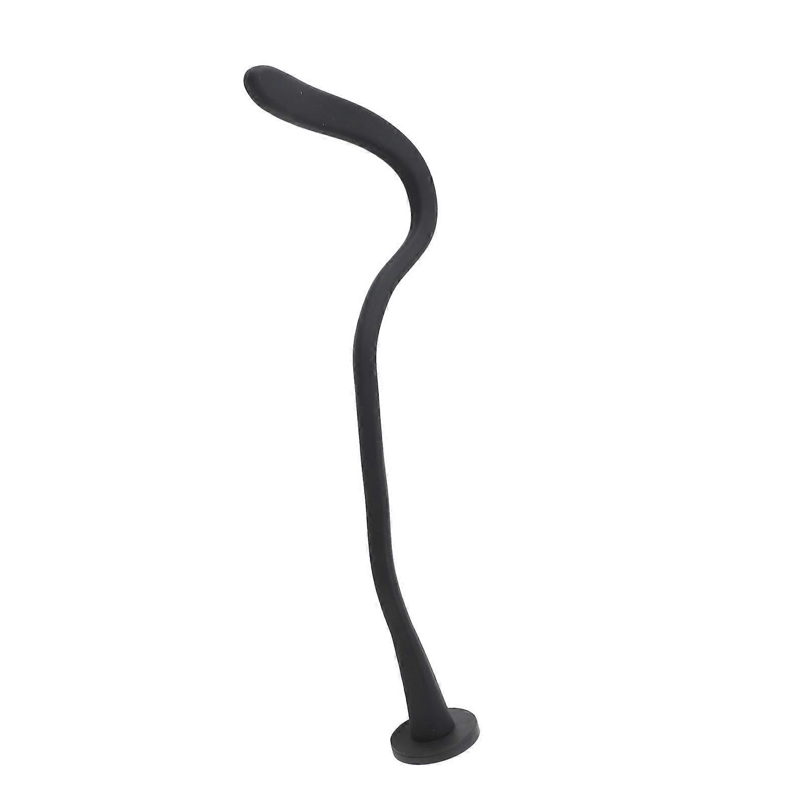 Multifunction Silicone Washing Machine Door Prop Stopper 4.3cm Black