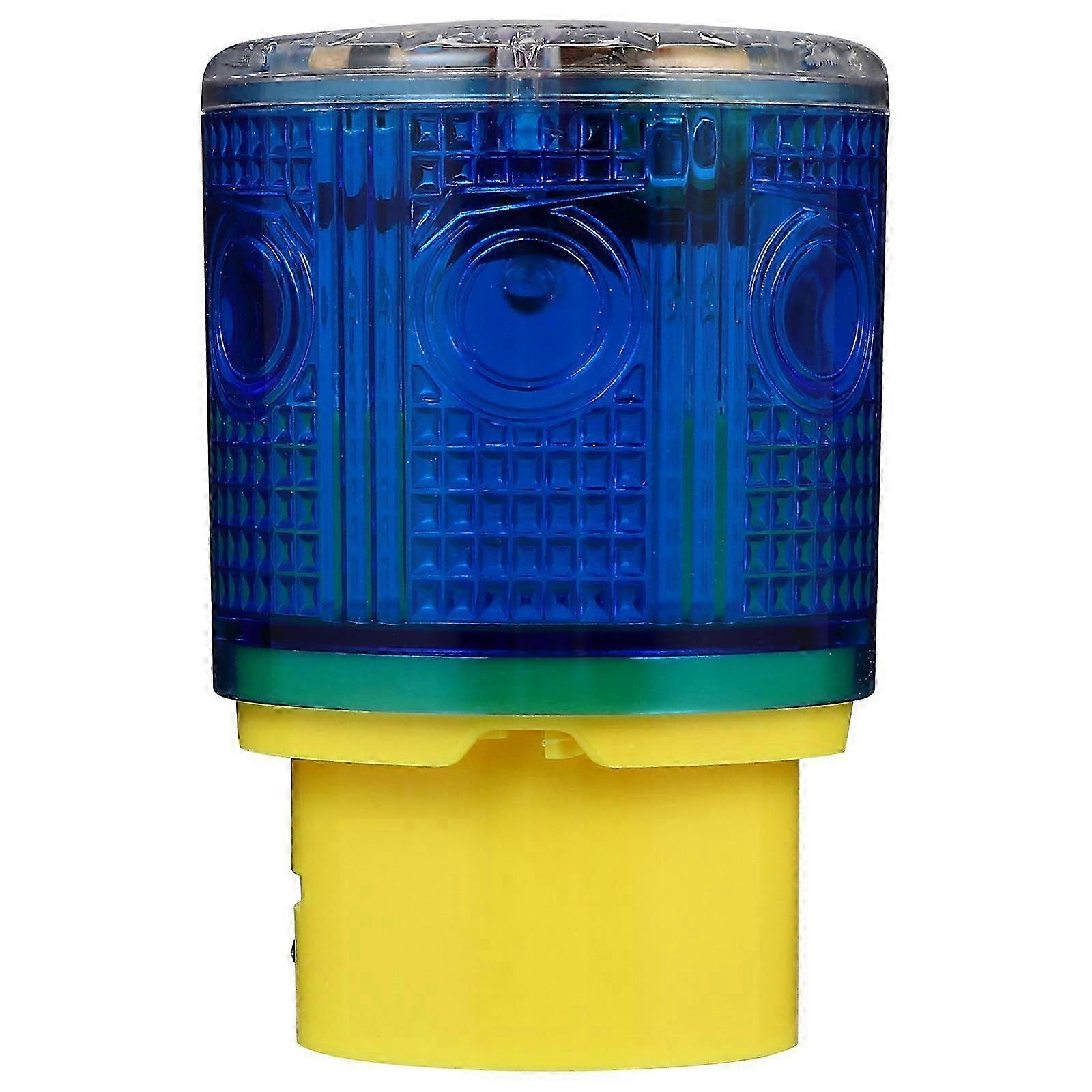 1Pc Solar Strobe Warning Light Solar Powered LED Light Signal Light Road Lamp