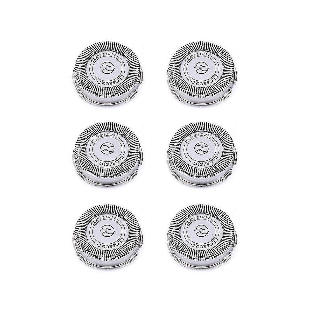 6Pack ανταλλακτικές κεφαλές SH30 για ξυριστικές μηχανές Philips Norelco Series 3000, 2000, 1000 και S738, με ανθεκτικές κοφτερές λεπίδες-B10