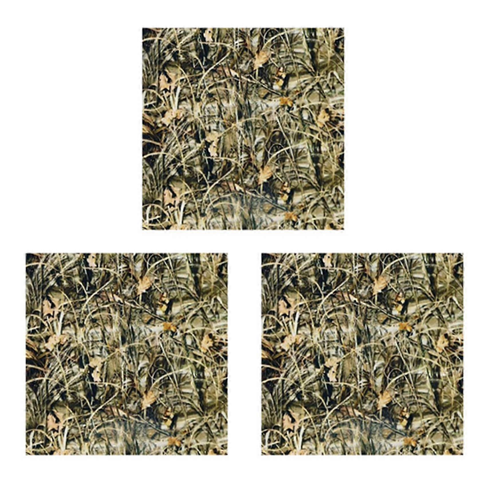 3X Hydrographic Film for Water Transfer Printing - Hydro Dipping with Reeds Camo 2 Pattern - 1 Meter Length