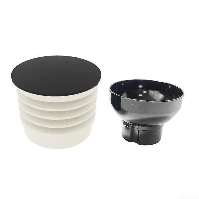 Single Dose Hopper Coffee Grinder Blow Bin Cleaning Tool For Eureka MMG Silicone Bellow Alloy Lid 140G Black White