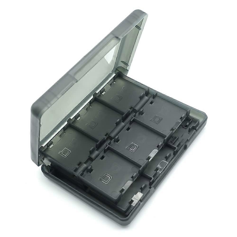 Game Card Storage Case Box 28 In 1 Game Card Holder Cartridge Carrying Organizer For 3DS/DSi/DS Lite/DSi XL Black