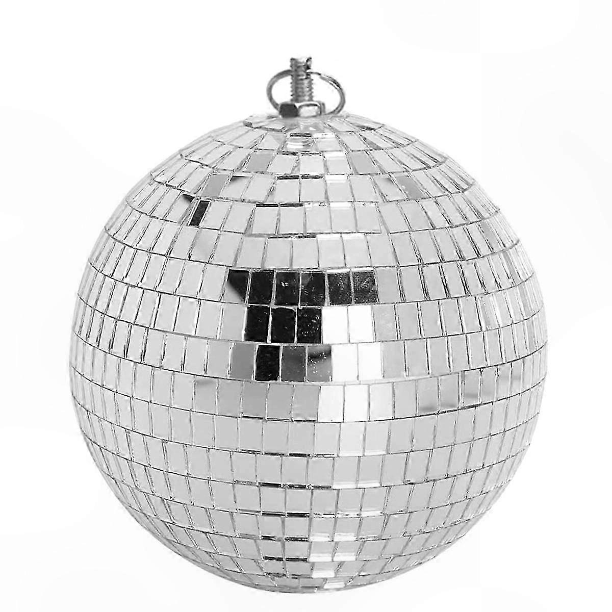 30cm Silver Reflective Disco Mirror Ball for Stage Lighting