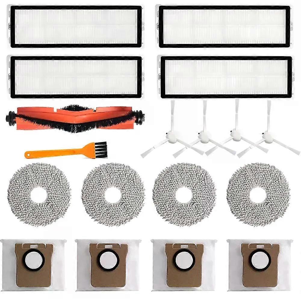 Spare Part For Xiaomi Robot Vacuum X20+ X10+ X20 Plus X10 Plus Roller Side Brush Hepa Filter Mop Cloth Dust Bag Accessory