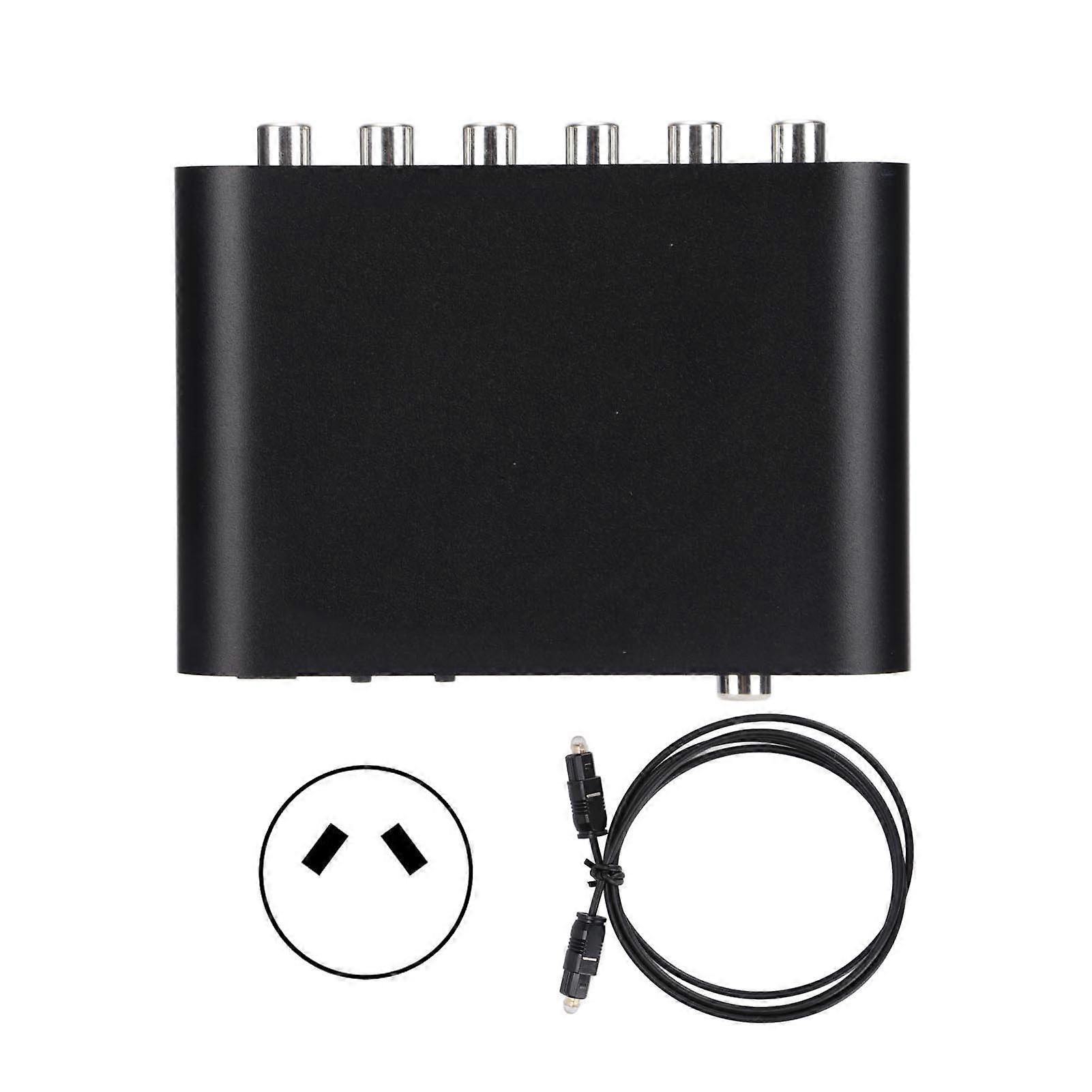 51R Digital o Decoder 5.1 Channel to Stereo AUX & RCA for DTS/AC3 with Multi-Format Support