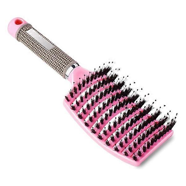Brosse à cheveux incurvée pour femmes, brosse à cheveux ventilée, sans traction, adaptée à 2025