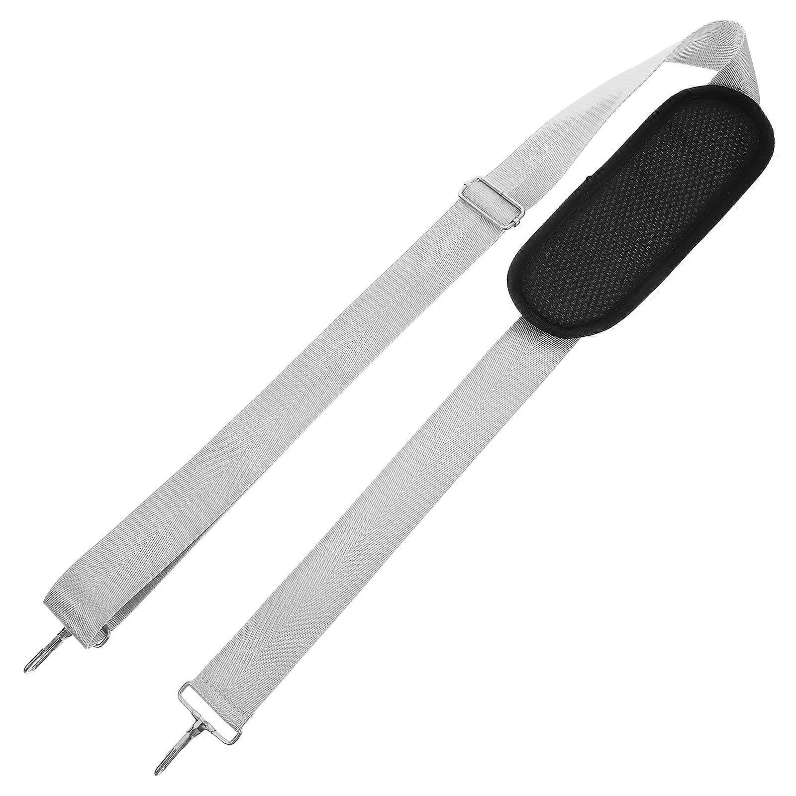 It sounds like you're looking for information about or a replacement for a **wide adjustable shoulder strap with a non slip pad**, commonly used for