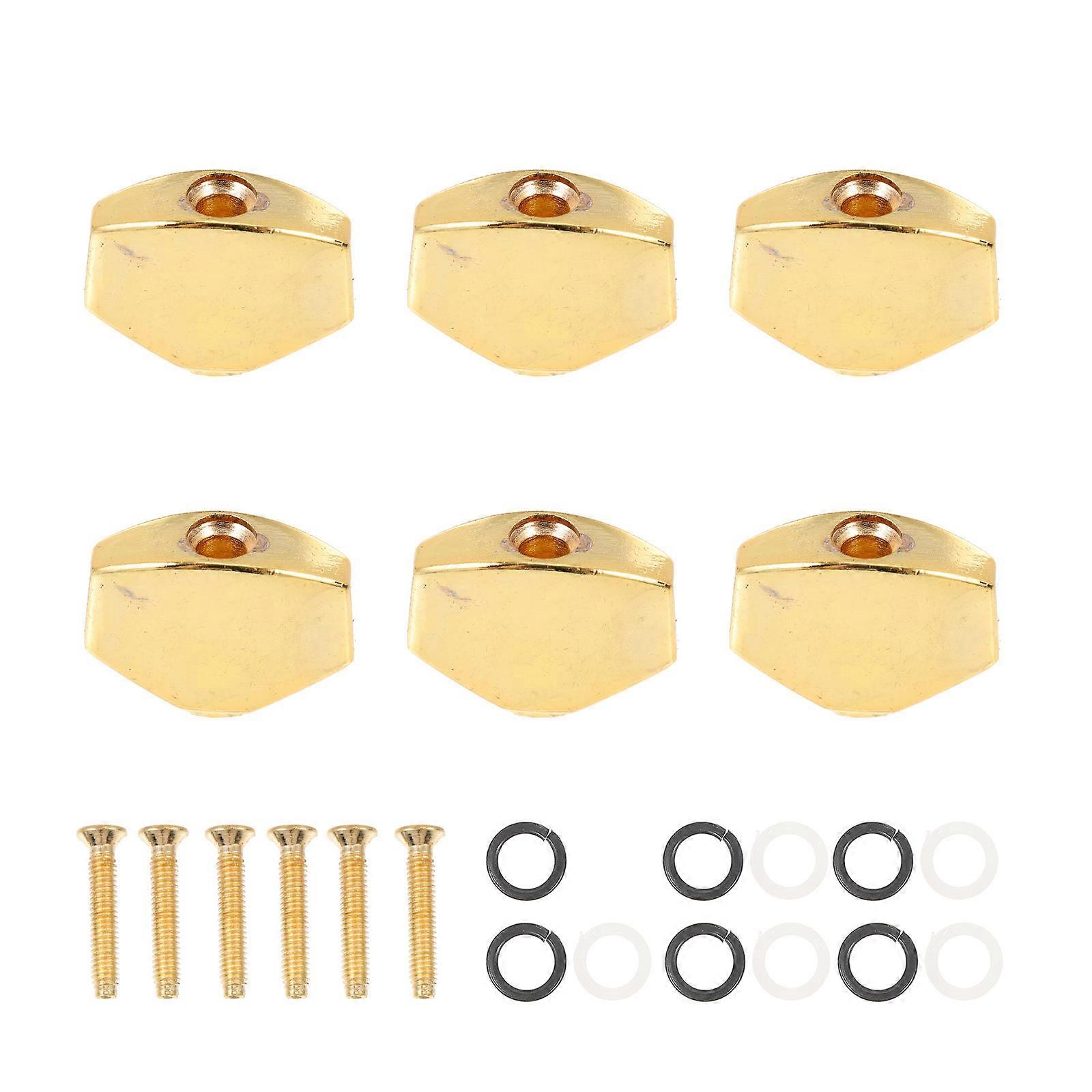 Golden Guitar Stringed Instrument Handles for Tuning 6Sets