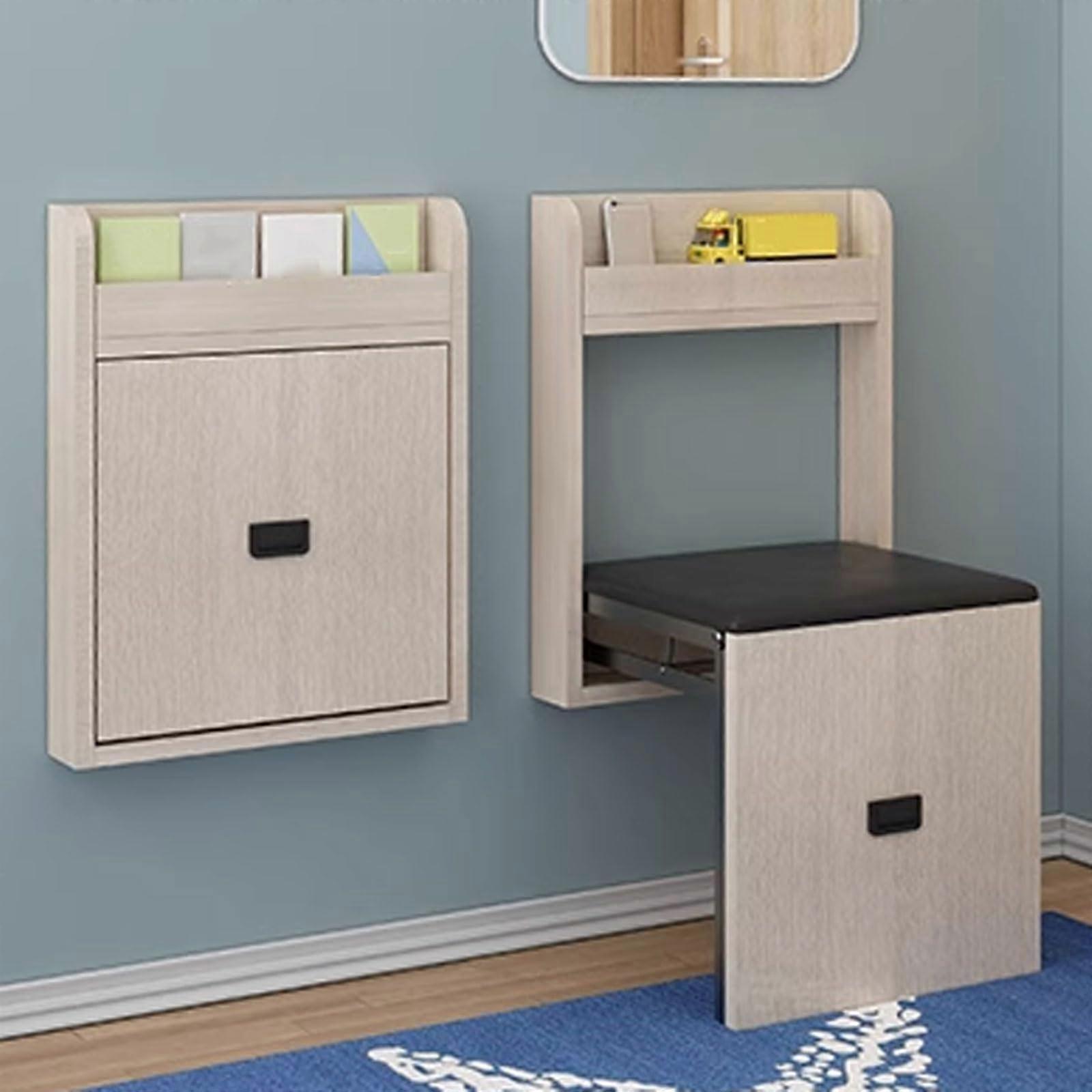 Solid Wood Folding Stool Fold Up Shower Ultra Thin Easy Install Space Saving For Elderly Disabled Pregnant Women