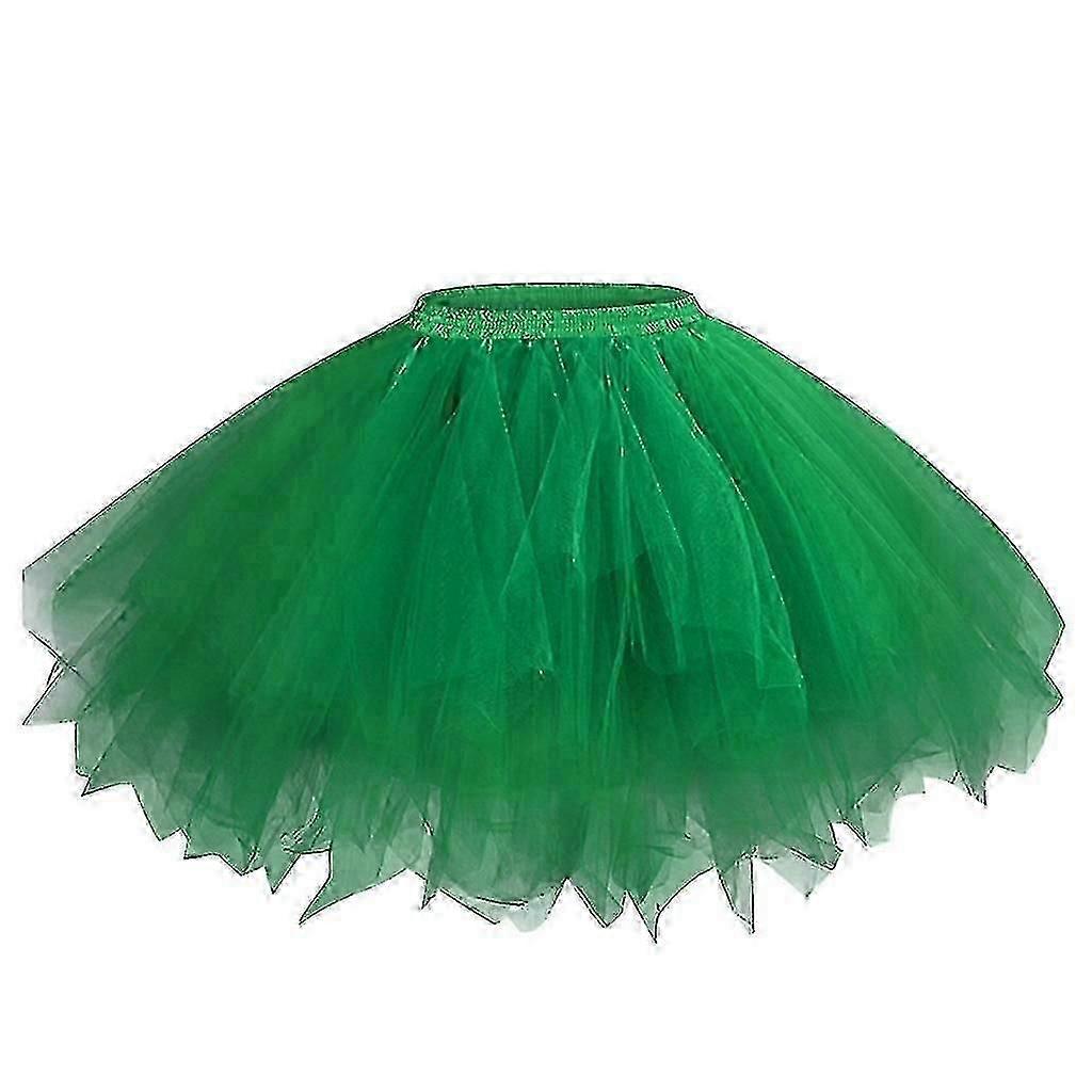 Femmes Mesh Tulle Jupe Princesse Jupe Élastique Adulte Short Tutu Jupe Dansante