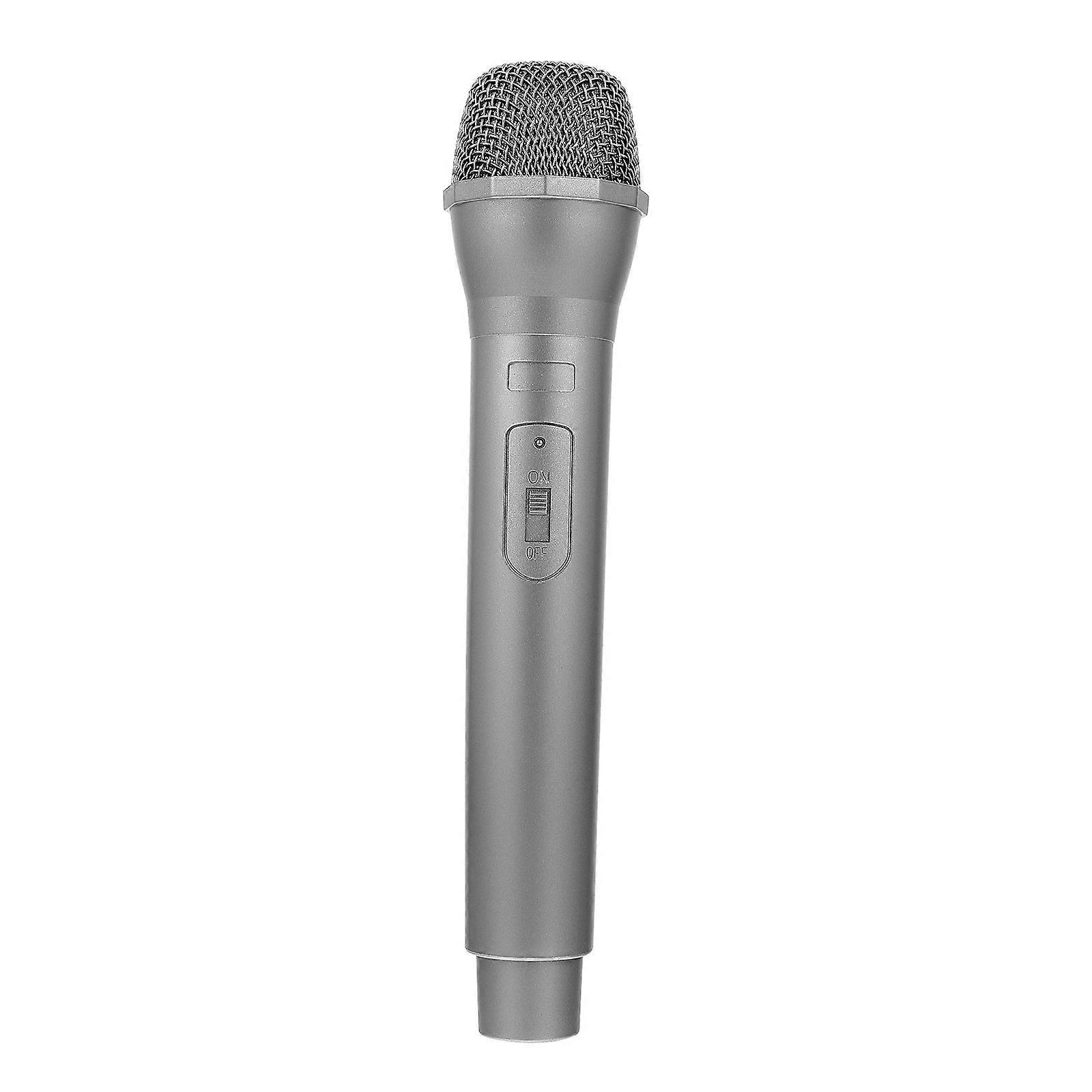1 stk. bærbar simuleringsmikrofon karaoke-rekvisitt late som-lek-leke for barn