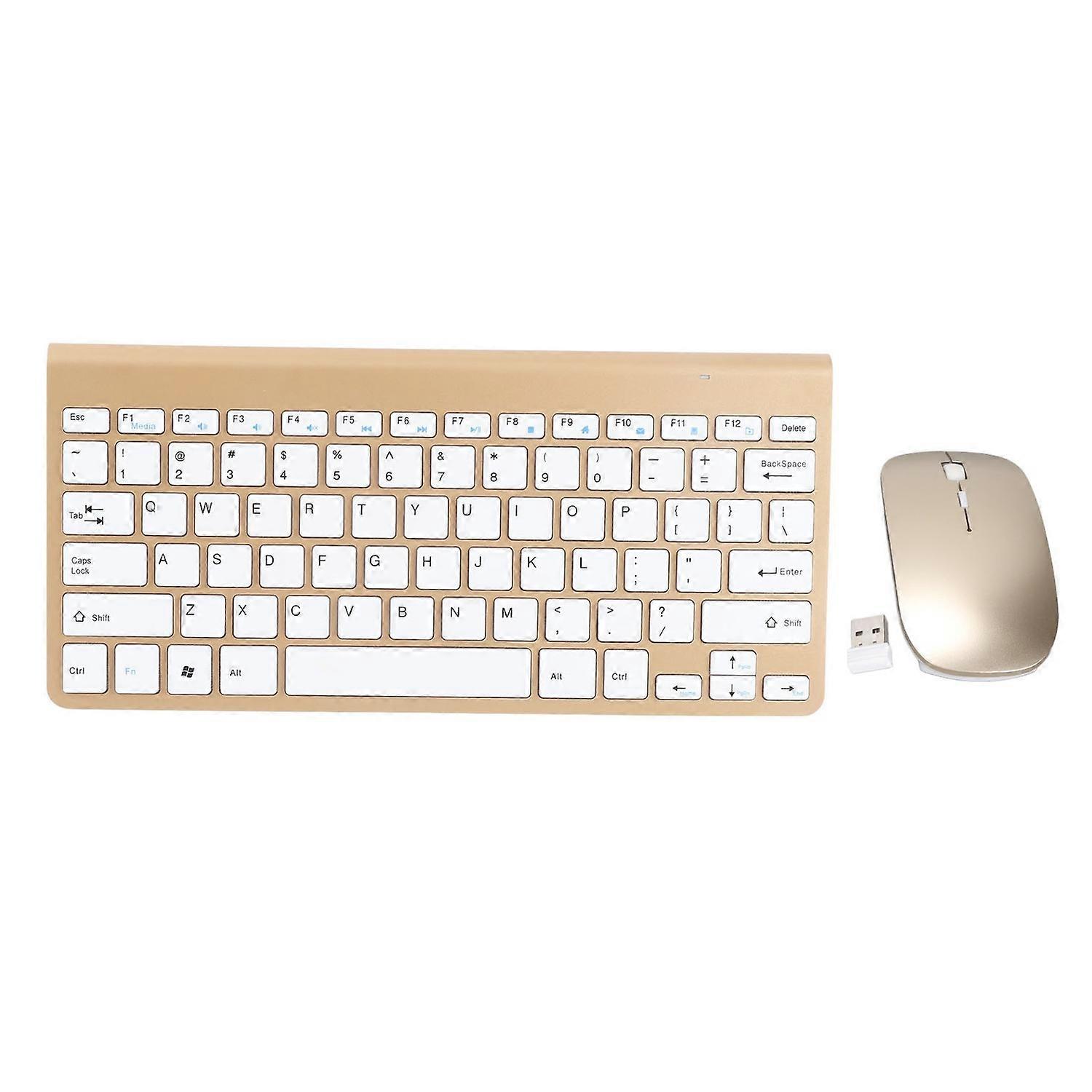 Feature:
1. UV Coating: The wireless keyboard features UV coated keycaps and etched ABS keycaps, whi