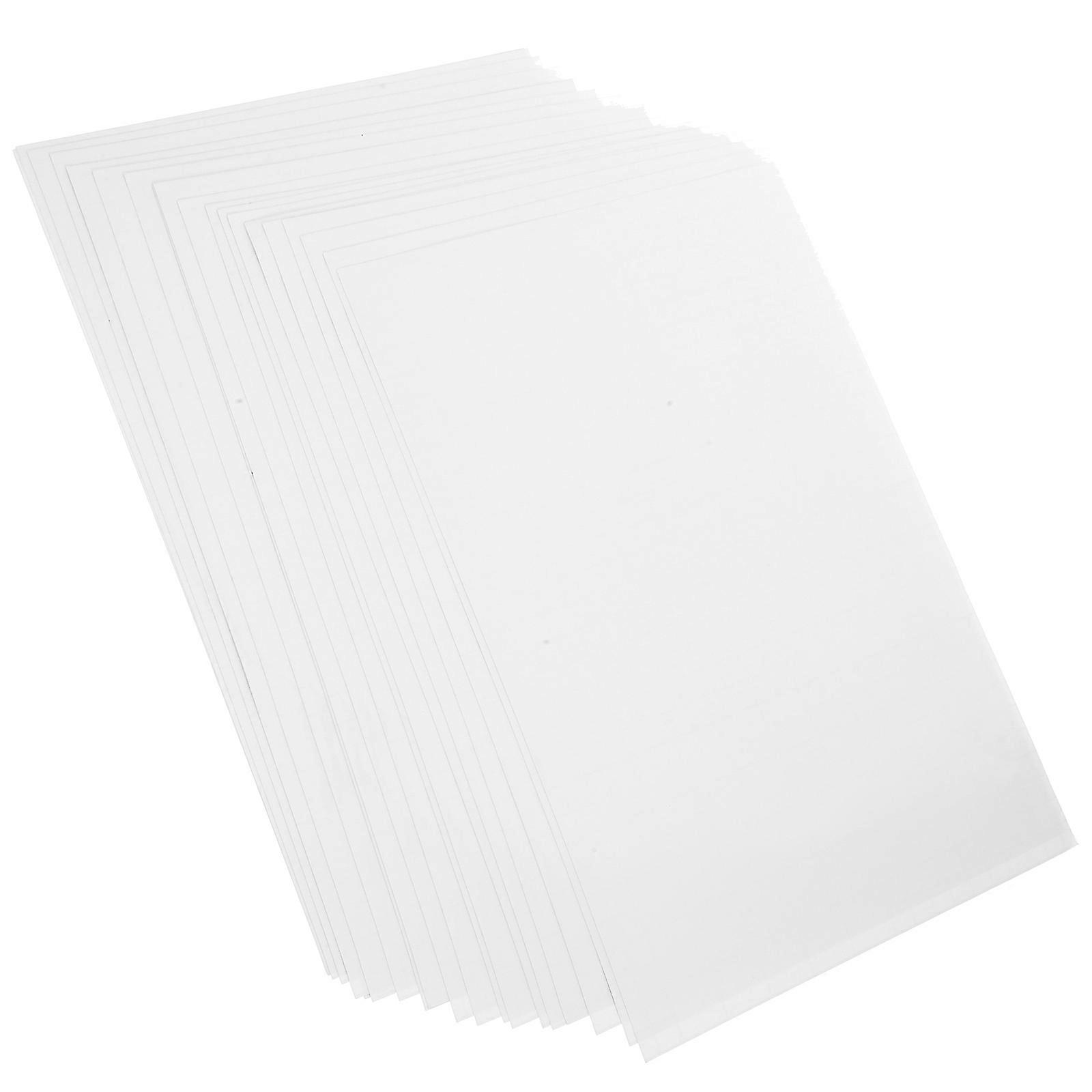 Photo Laminating Sheets Self Seal for Photo Use 20Pcs Transparent PVC Material