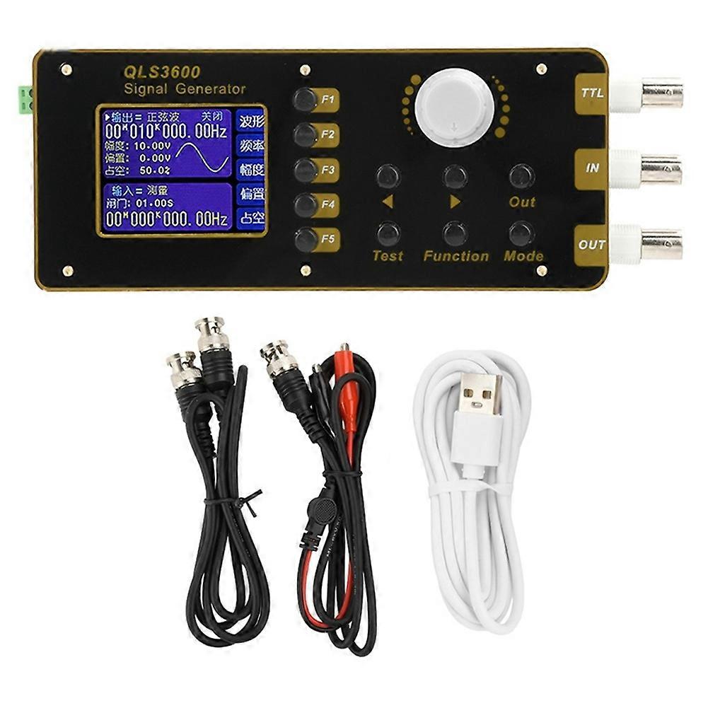 QLS325S 2.4 Inch DDS Function/Arbitrary Waveform Signal Generator/Frequency Meter 30MHz 0-10V High-Precision Generator