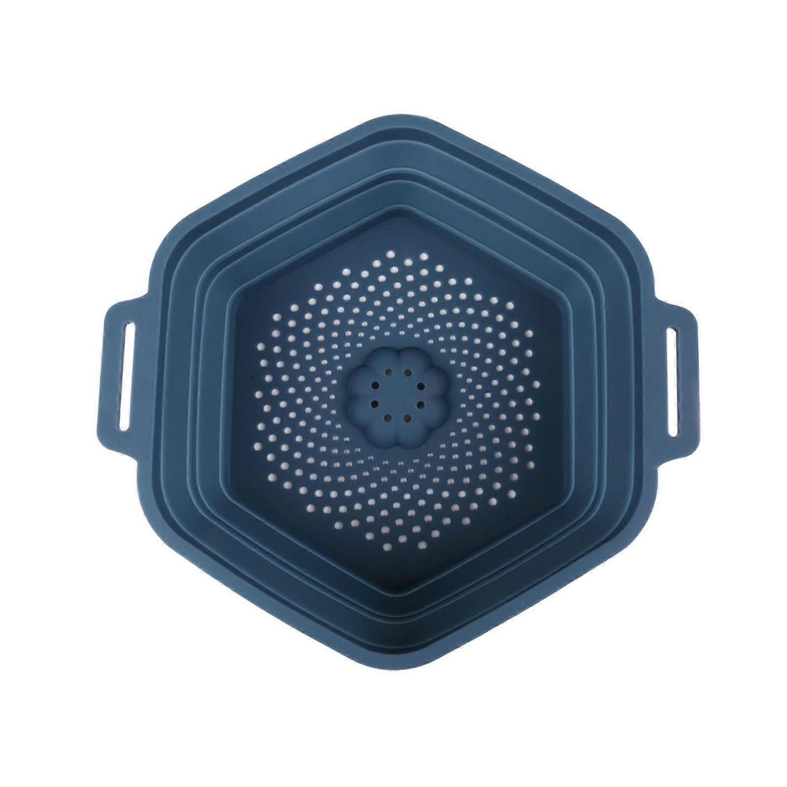 Shower Silicone Ice Bath Tub Folding Mini Cold Shower Chiller Portable Ice Bath Foldable Design Silicone Material Blue