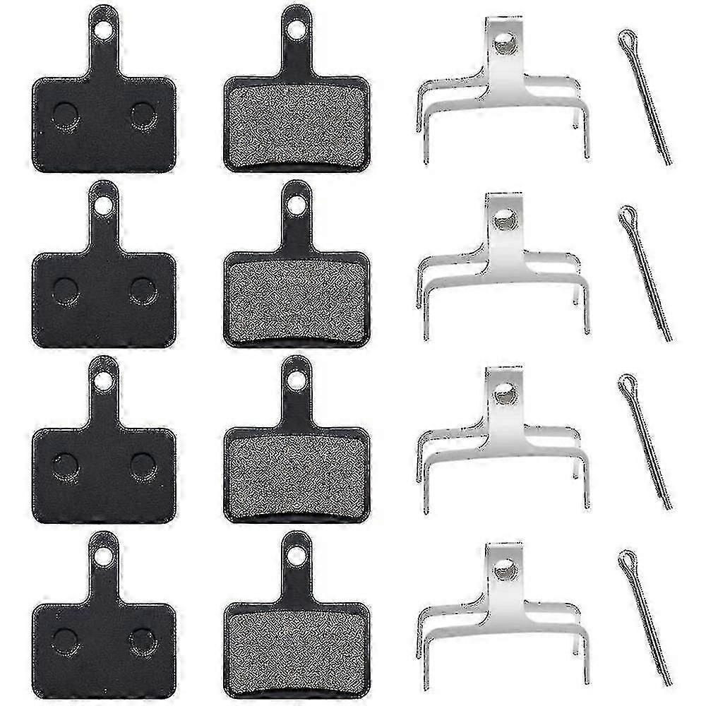 Replacement brake pads for bicycles 4 pair set durable and reliable