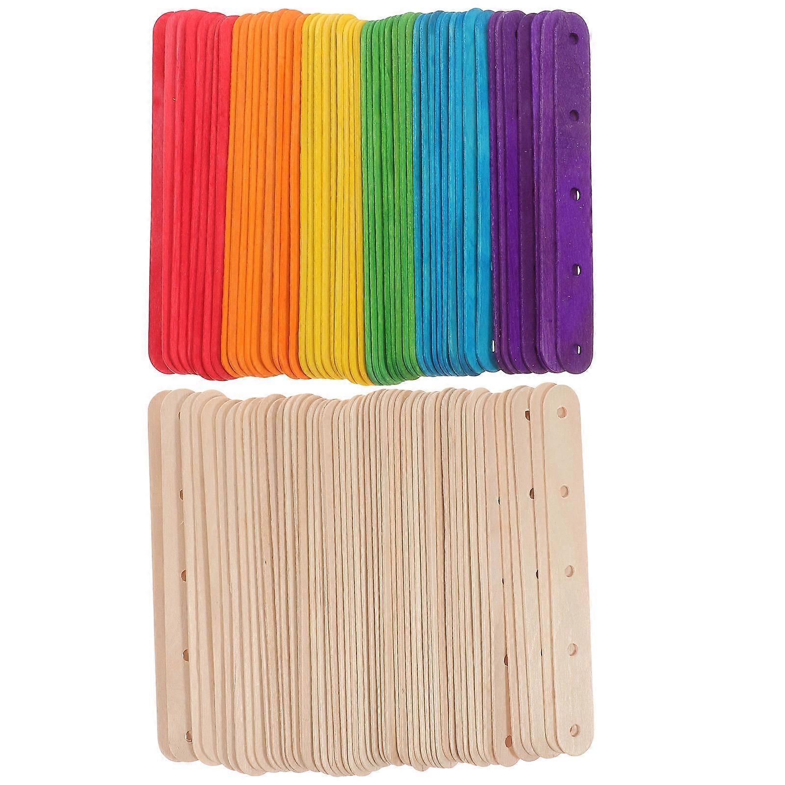 Craft Colored Wooden Popsicle Sticks for DIY Use 1500Pcs