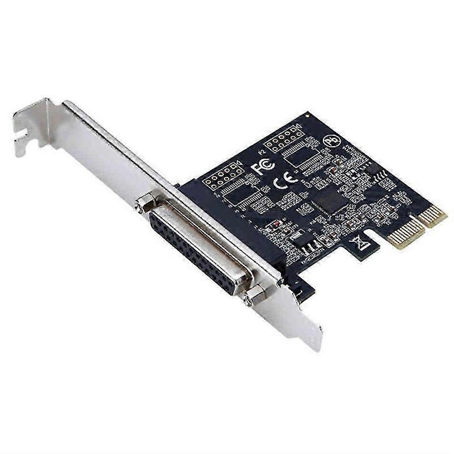 High Quality Parallel Port DB25 25Pin Pcie Riser Card Printer To PCI-E Express Card Converter Adapte